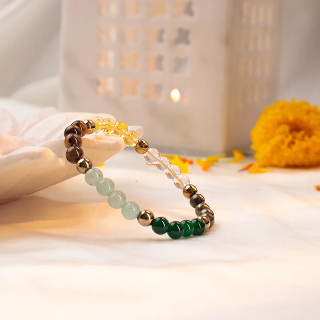 1_27_1 Dhan Yog Bracelet (Women - 6mm Beads) - Image 1
