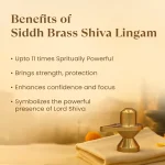 Kashi Siddh Brass Shiva Lingam - Image 2