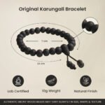 Silver Capped Karungali Malai – with Free Karungali Bracelet Gift (Govt. Certified) - Image 5