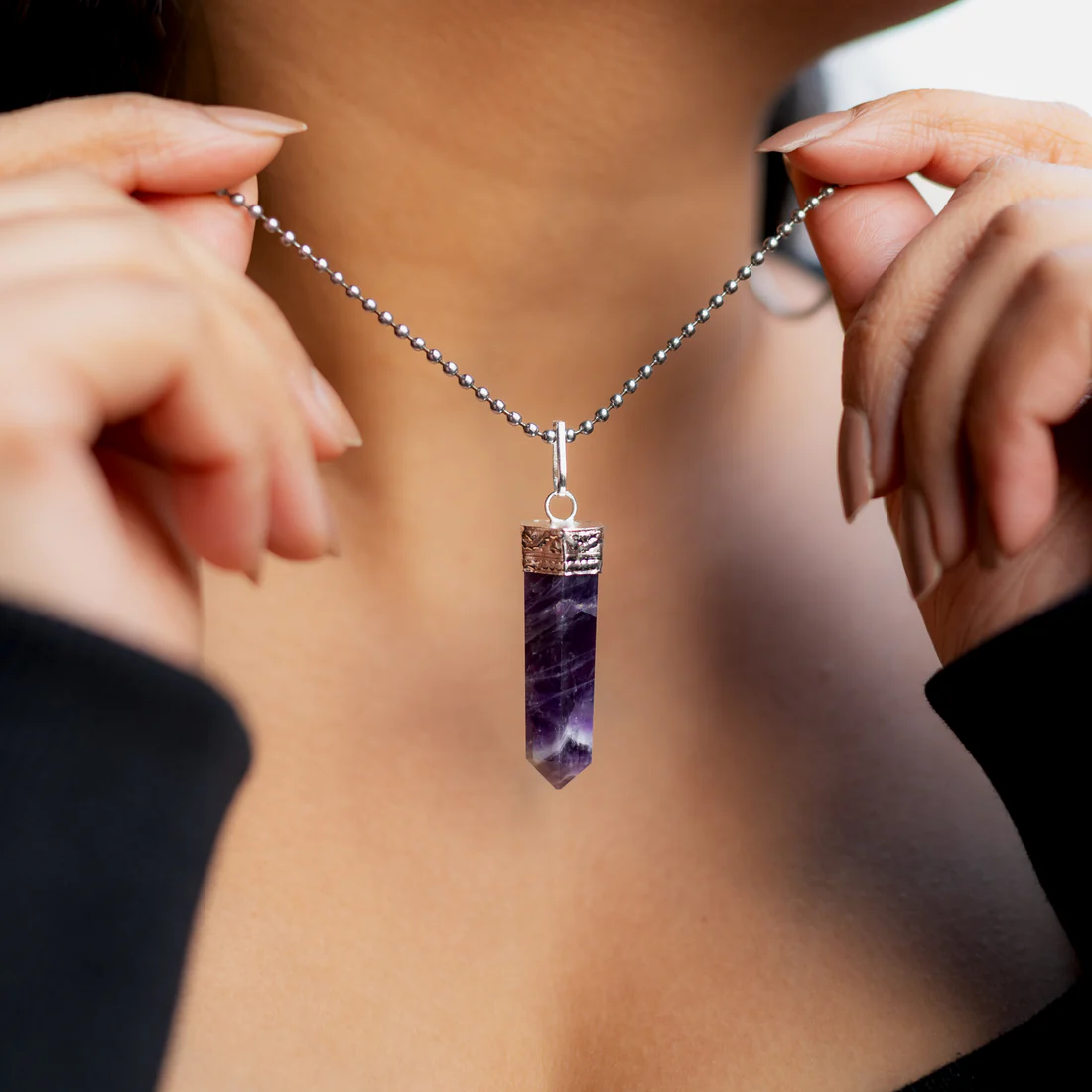 DSC3880 Amethyst Pendant - Image 1