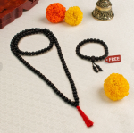 Karungali Malai (8mm) – With Free Karungali Bracelet( Govt. Certified)