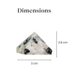 100% Pure Rainbow Moonstone Pyramid - Image 5