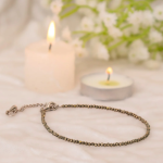 Raw Pyrite Anklet