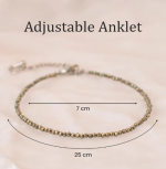 Raw Pyrite Anklet - Image 4