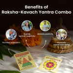 Siddh Raksha-Kavach Yantra Combo (2*2 inch) - Image 2