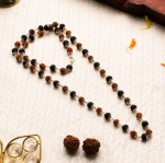 Divya Raksha Combo - Rudraksha karungali ( Govt. Certified)Mala with Free 7 Mukhi Rudraksha Bracelet - Image 2