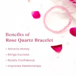 Garnet Anklet with FREE Rose Quartz 6mm Bracelet - Image 6