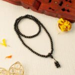 Original Karungali Malai 108-Beads Ebony Wood with Govt. Certified