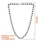 Silver Plated Eternal Karungali Mala - Natural Ebony Wood (Govt. Certified) - Image 11