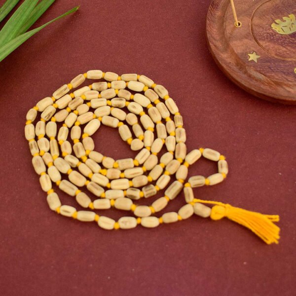 100% Original 5mm Tulsi Kanthi Jaap Mala Long Bead
